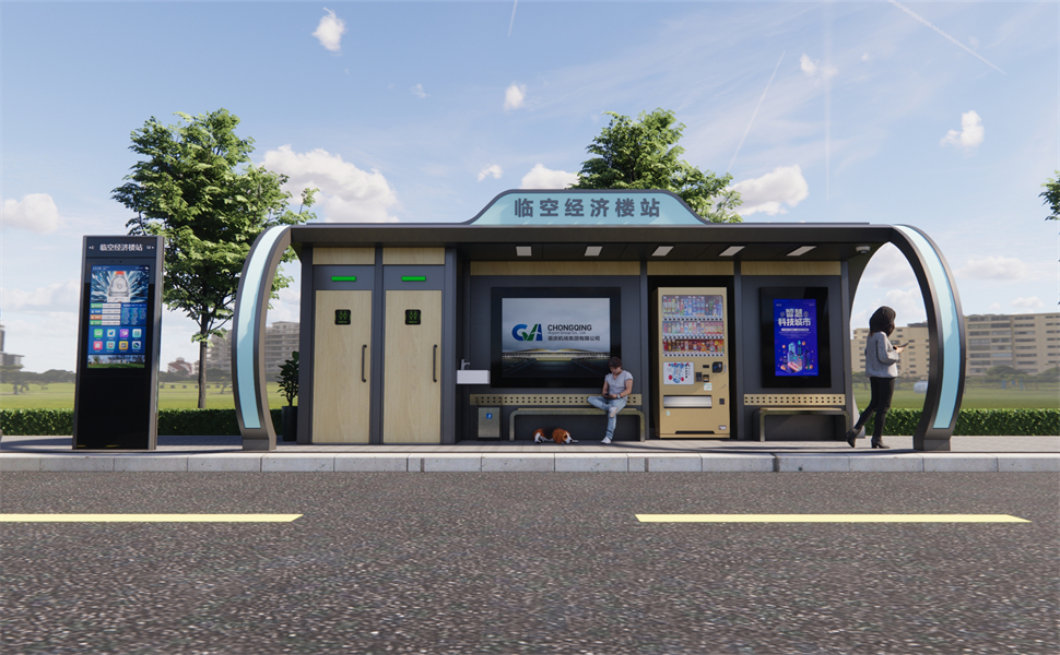新款智能公交站臺/智慧公交站臺/候車亭廠家/公交站臺/候車亭